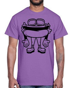 Handsome hotdog 135#- cartoon food- Cotton Tee