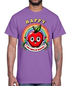 Happy one hundred Days Of School 246#- one hundred days- Cotton Tee