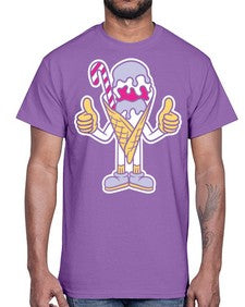 Have an ice day 138#- cartoon food- Cotton Tee