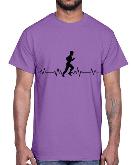 Heart Beat Runner- sports general- Cotton Tee