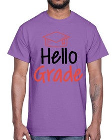 Hello Grade 296#- general school- Cotton Tee