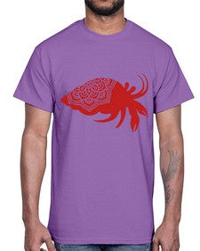 HermitCrabMandala 518#- mandala- Cotton Tee