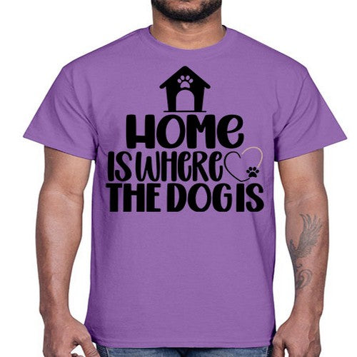 Home Is Where The Dogis Style 20#- dogs- Cotton Tee