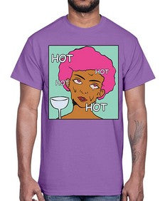 Hot 536#- art pop art- Cotton Tee