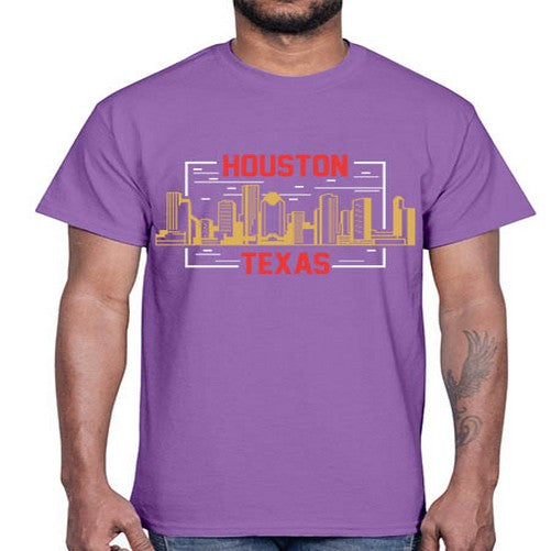 Houston 910#- cities- Cotton Tee