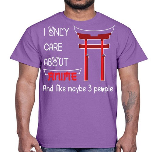 I Only Care About Anime Anime 240#- anime- Cotton Tee