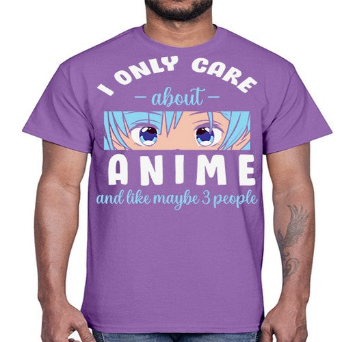 I Only Like People Anime Japanese 241#- anime- Cotton Tee