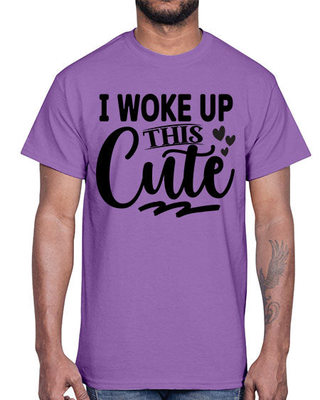 I Woke Up This Cute 348#- kids- Cotton Tee