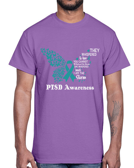 I am the storm PTSD 20#- PTSD- Cotton Tee