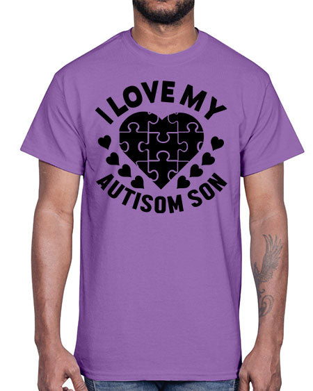 I love my Style 45#- autism- Cotton Tee