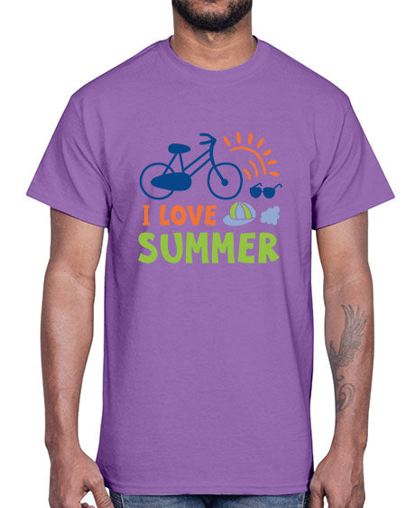I love summer 92#- summer- Cotton Tee
