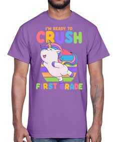 Im Ready to Crush first 387#- first grade- Cotton Tee