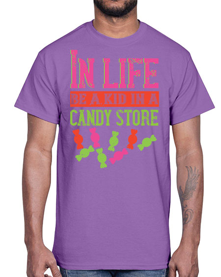 In life be a kid in a candy store Style 123#- kids- Cotton Tee