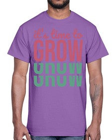 Its Time to Grow 9#- internet- Cotton Tee