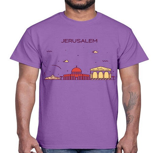 Jerusalem 997#- cities- Cotton Tee
