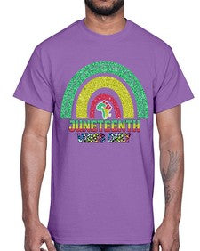 Juneteenth Vibes Only 5#- black juneteenth- Cotton Tee
