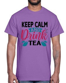 Keep Calm And Drink Tea 1259#- tea- Cotton Tee