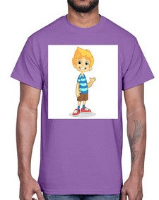 Kid 151#- cartoon general- Cotton Tee