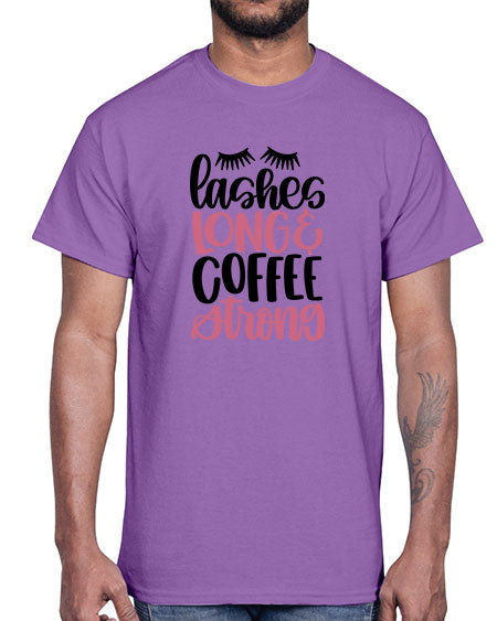 Lashes Long Coffee Strong Style 67#-makeup Cotton Tee