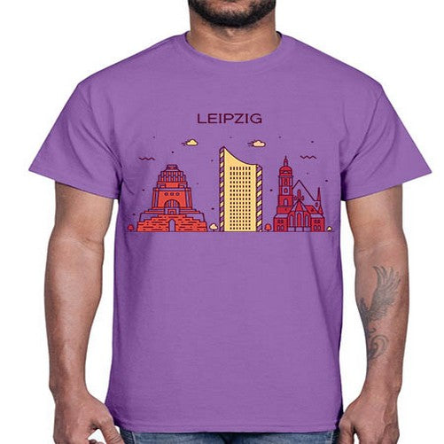 Leipzig 1128#- cities- Cotton Tee