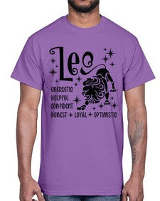 Leo 278#- leo- Cotton Tee