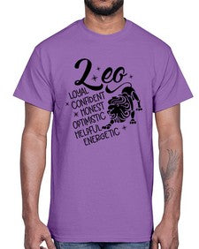 Leo 282#- leo- Cotton Tee