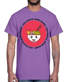 Less People More Ramen 1283#- Ramen- Cotton Tee
