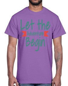 Let the Adventure Begin 456#- general school- Cotton Tee