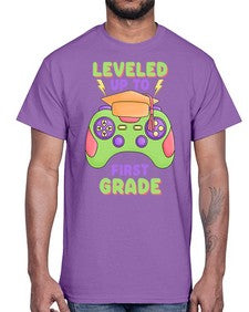 Leveled up to first Grade 467#- first grade- Cotton Tee