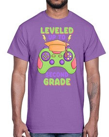 Leveled up to second Grade 471#- second grade- Cotton Tee