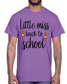 Little miss back to school 478#- general school- Cotton Tee