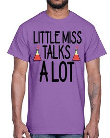 Little miss talks a lot 488#- general school- Cotton Tee