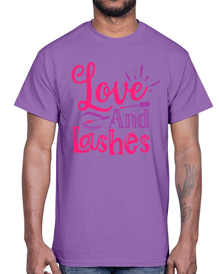 Love And Lashes Style 226#-makeup Cotton Tee