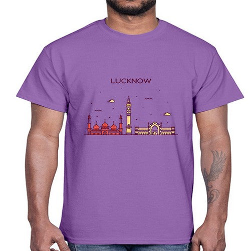 Lucknow 1186#- cities- Cotton Tee