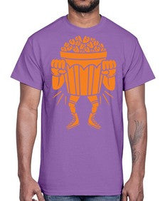 Mad popcorn 164#- cartoon food- Cotton Tee