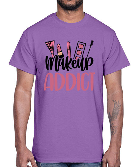 Makeup Addict Style 55#-makeup Cotton Tee