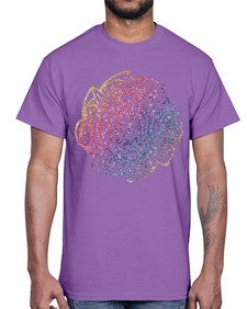 Mandala Dream Rainbow Glitter 760#- mandala- Cotton Tee