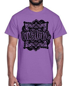 Mandala Wisdom 765#- mandala- Cotton Tee