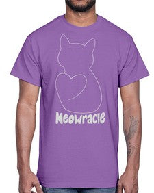 Meowracie- cats- Cotton Tee