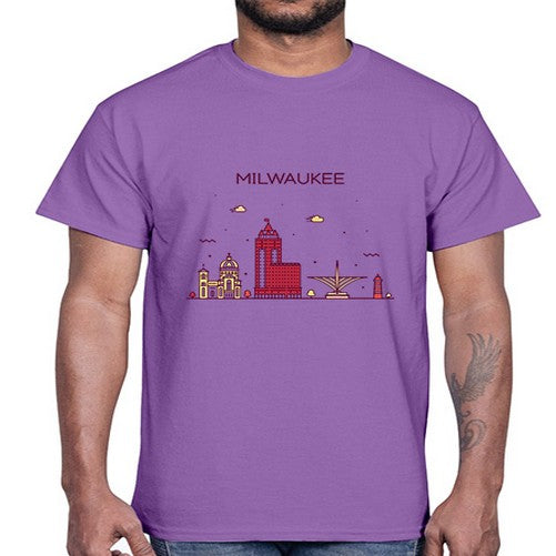 Milwaukee 1303#- cities- Cotton Tee