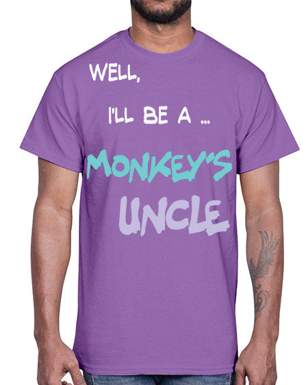 Monkey Uncle 18#- monkey- Cotton Tee