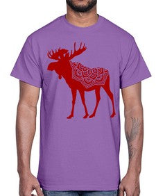MooseMandala 940#- mandala- Cotton Tee
