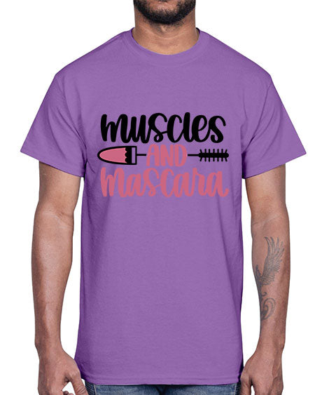 Muscles And Mascara Style 35#-makeup Cotton Tee