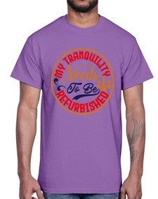 My tranquility needs to be refurbished 139#- chess- Cotton Tee
