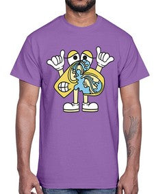 Nervous kebab 196#- cartoon food- Cotton Tee