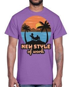 New Style of Work 5#- internet- Cotton Tee