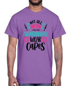 Not All Superheros Style Style 1138#- nurse- Cotton Tee