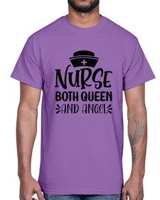 Nurse both queen and angel 1151#- nurse- Cotton Tee