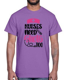 Nurses Need Shots Too Style Style 1252#- nurse- Cotton Tee