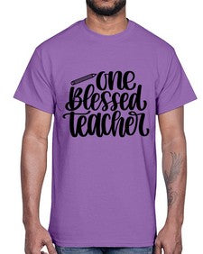 One Blessed Teacher Style 1287#- teacher- Cotton Tee
